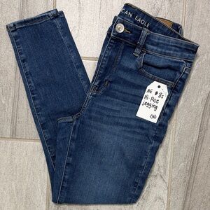 American Eagle High-Rise Jegging – Dark Wash | Size 8 Short